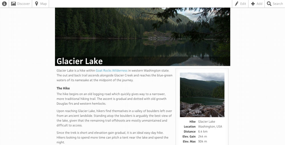 hike.io gallery image