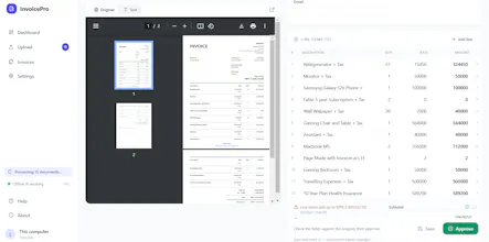 InvoicePro — invoices to Excel, offline gallery image