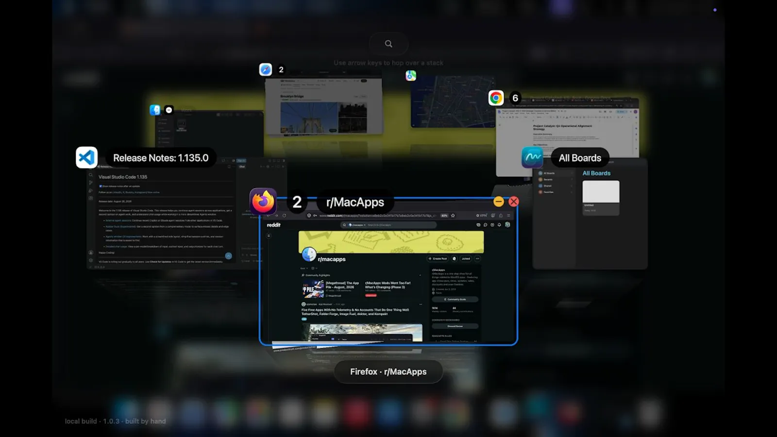 Better Window Switcher screenshot 1 (video preview)