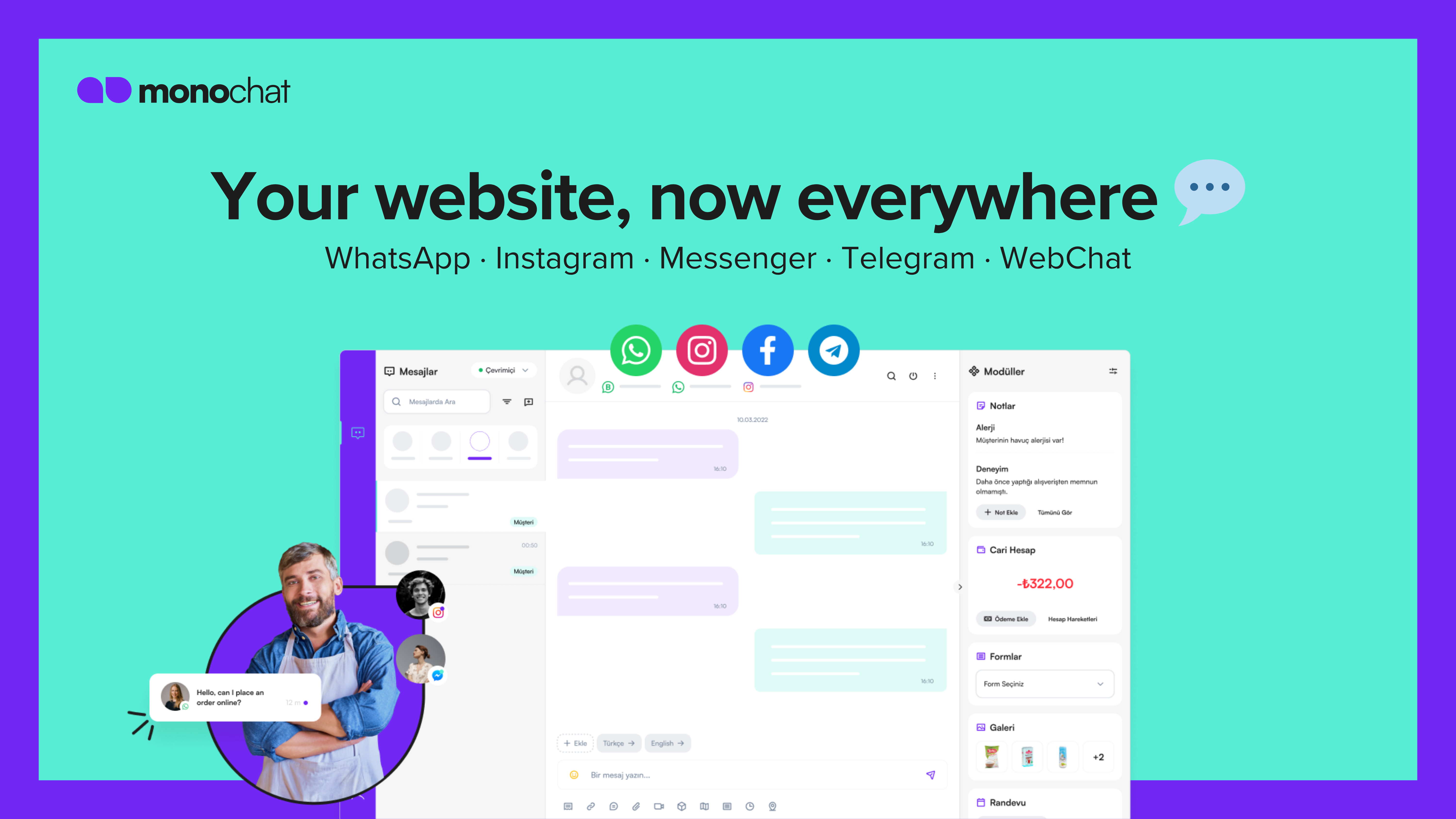 MonoChat Start with Shopify - Screenshot 3 preview