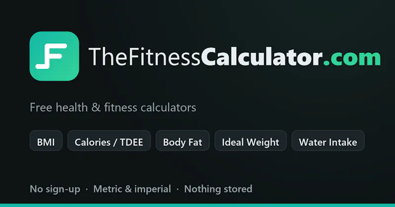 Fitness Calculator screenshot 1