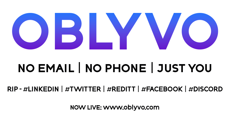 Oblyvo.com - 소셜 미디어가 귀하의 이름, 이메일 또는 전화가 필요하지 않은 경우 어떻게해야합니까? 미디어 1
