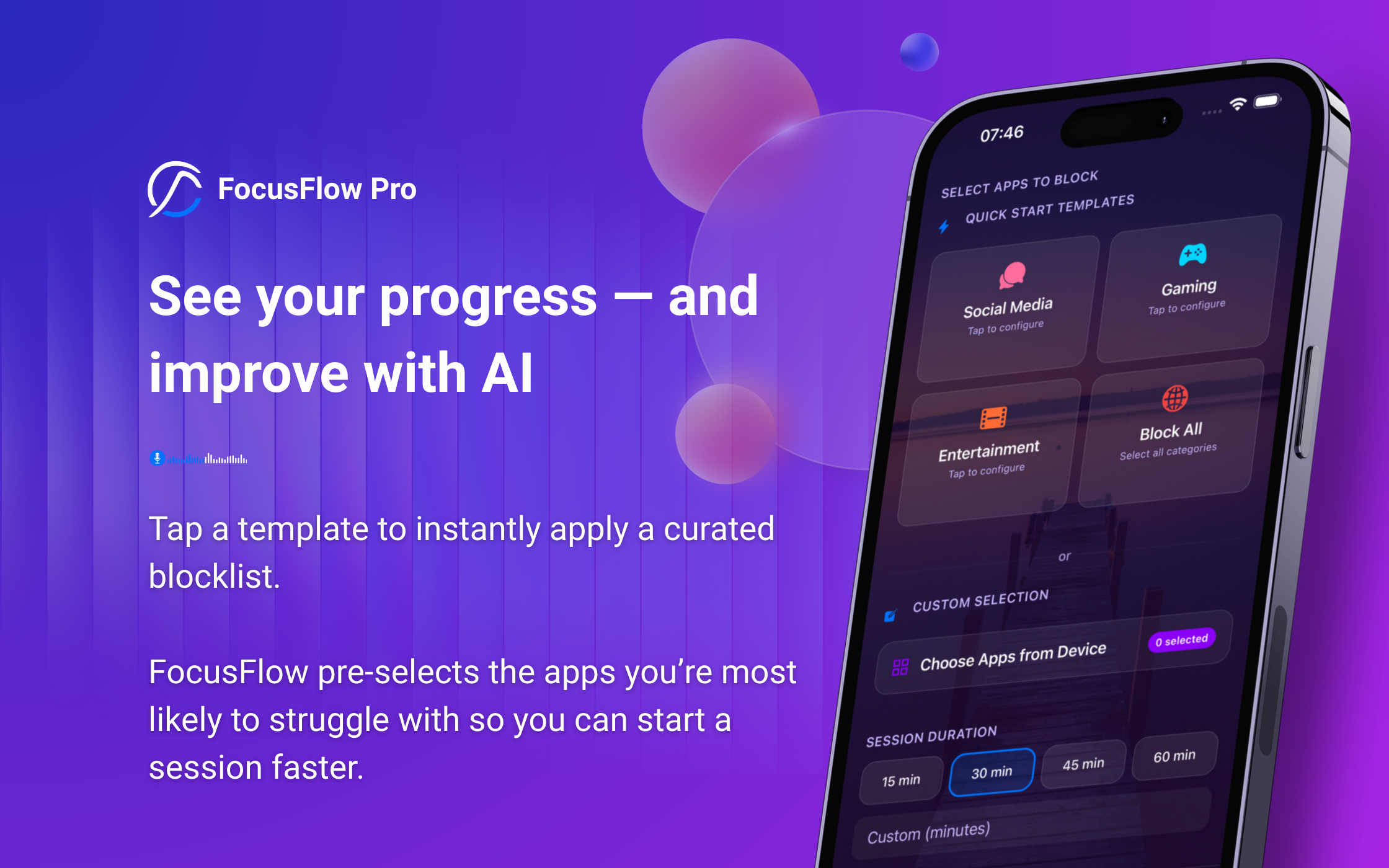 Focusflow Pro - Screenshot 5 showing product features and functionality