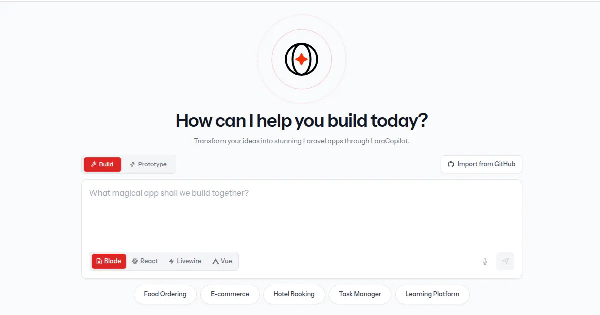LaraCopilot screenshot 1