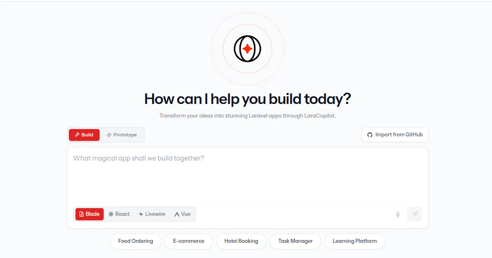 LaraCopilot screenshot 2