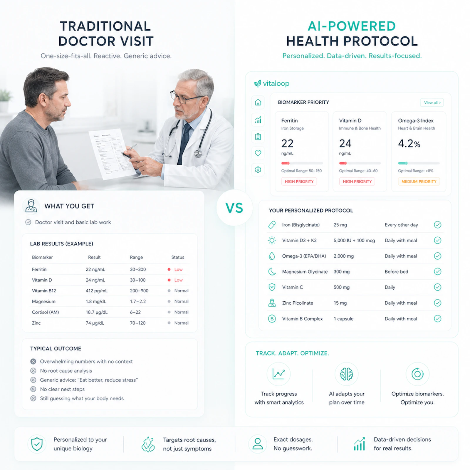 VITALOOP — AI Health Protocol Platform screenshot 3