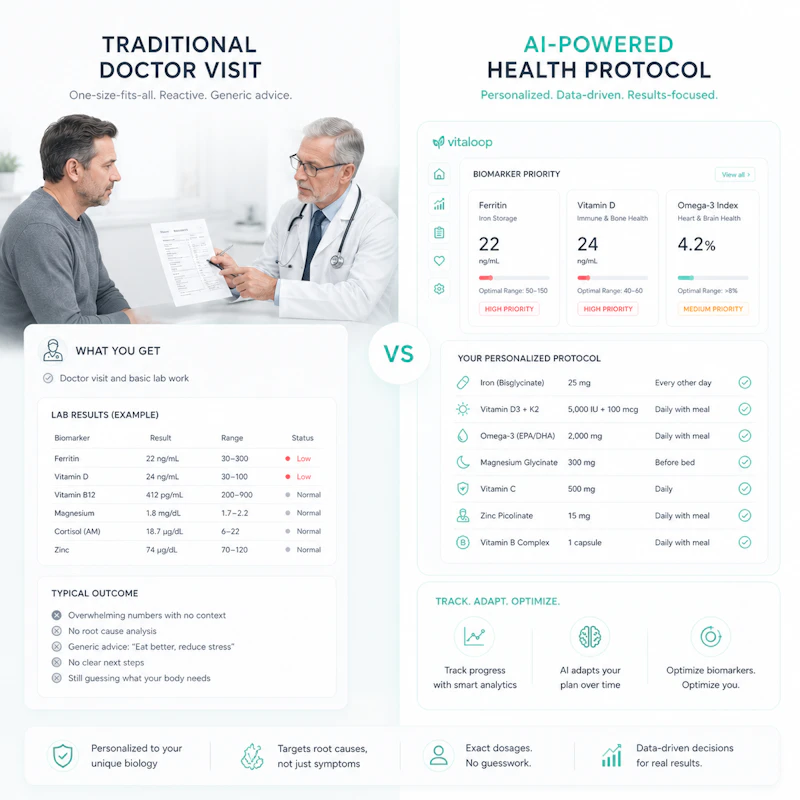 VITALOOP — AI Health Protocol Platform screenshot 3