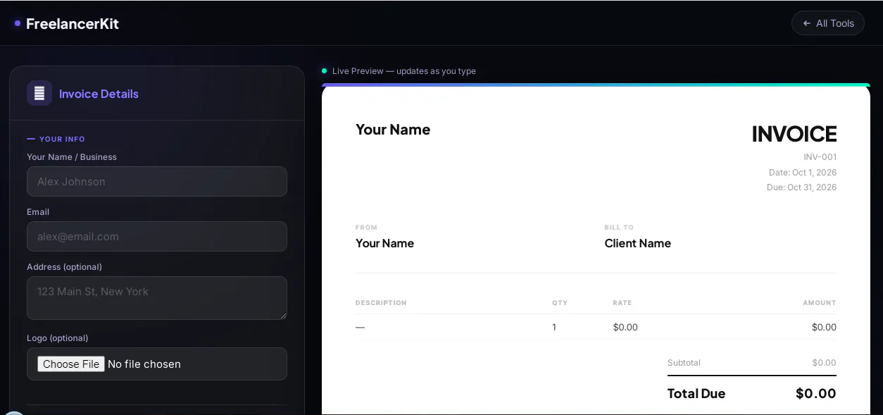 FreelancerKit gallery image