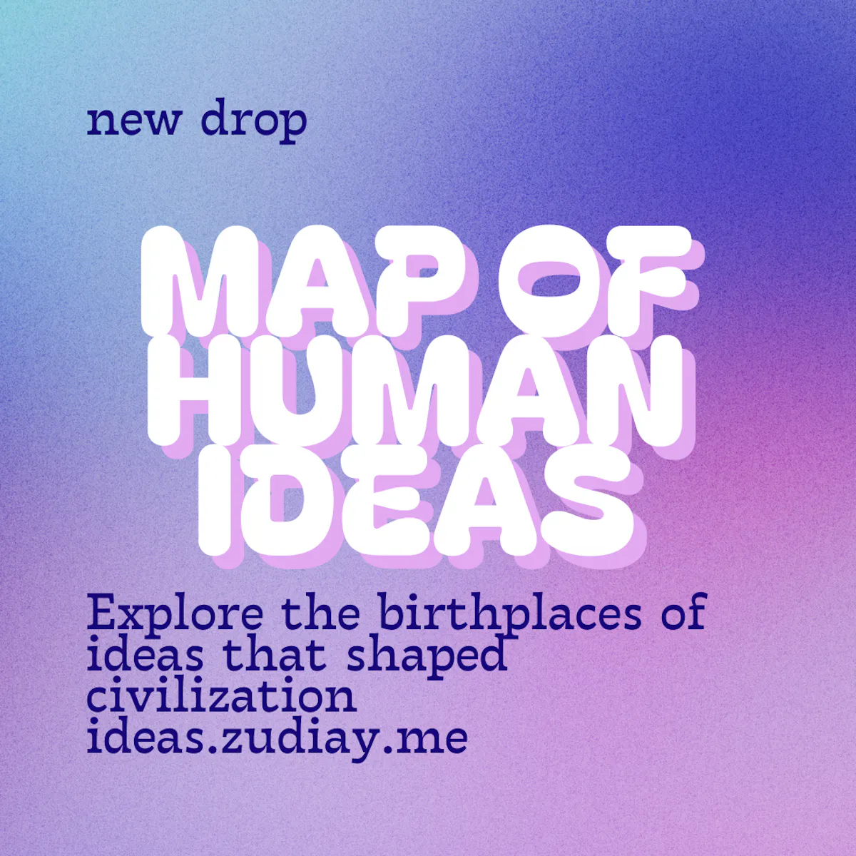 The Map of Human Ideas