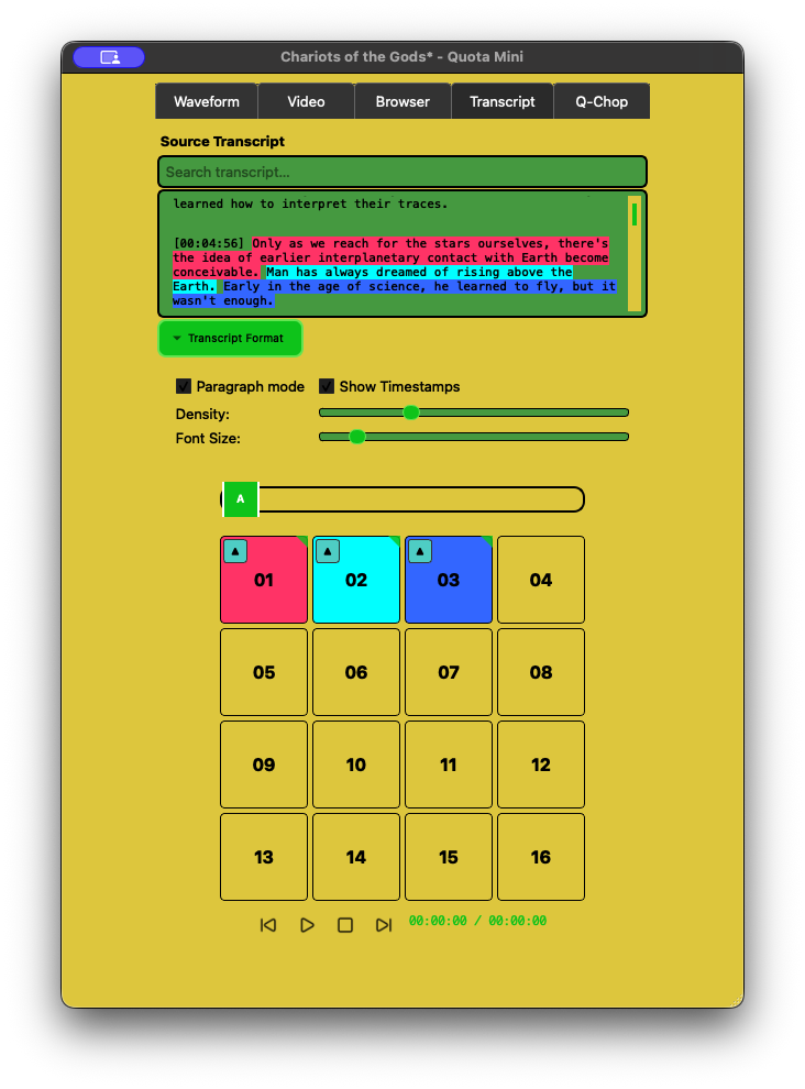Quota Mini 1.1 - Dialogue Sampler gallery image