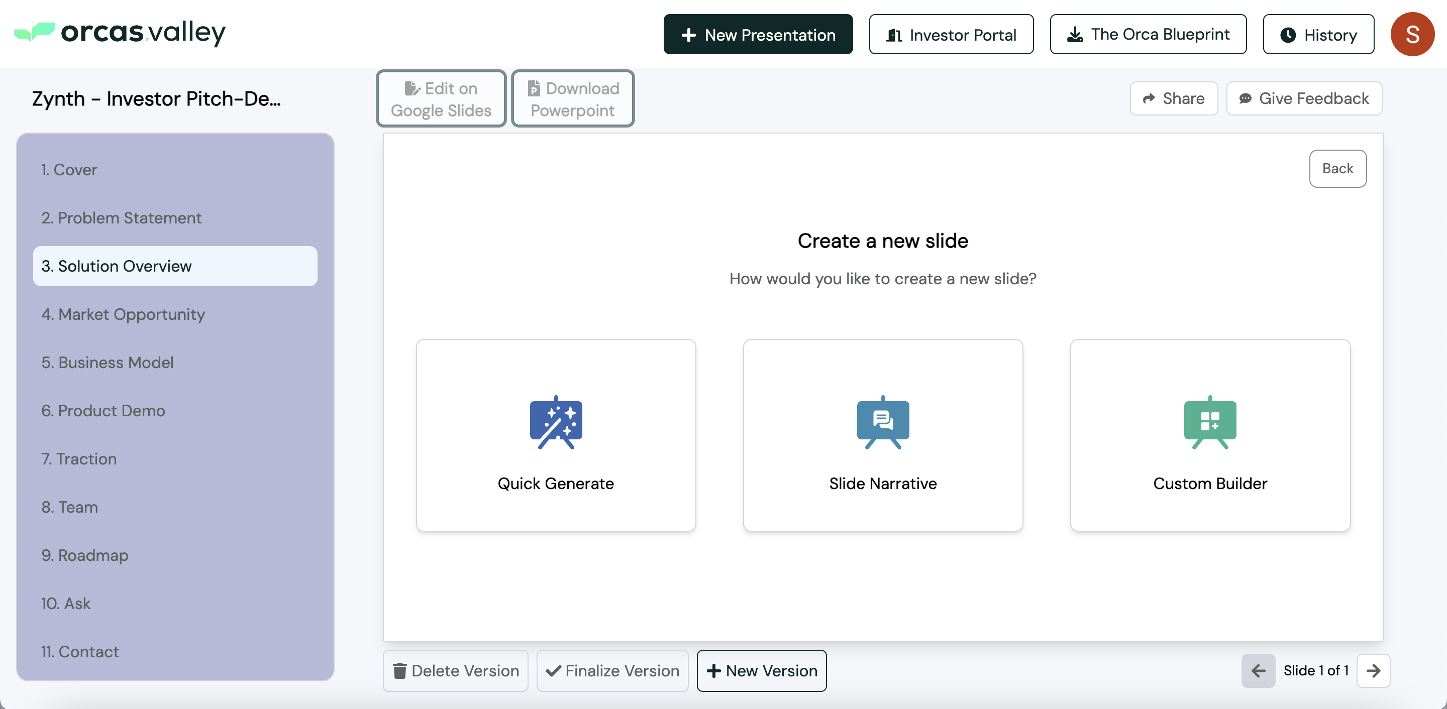 The Orcas Valley - Screenshot 5 showing product features and functionality
