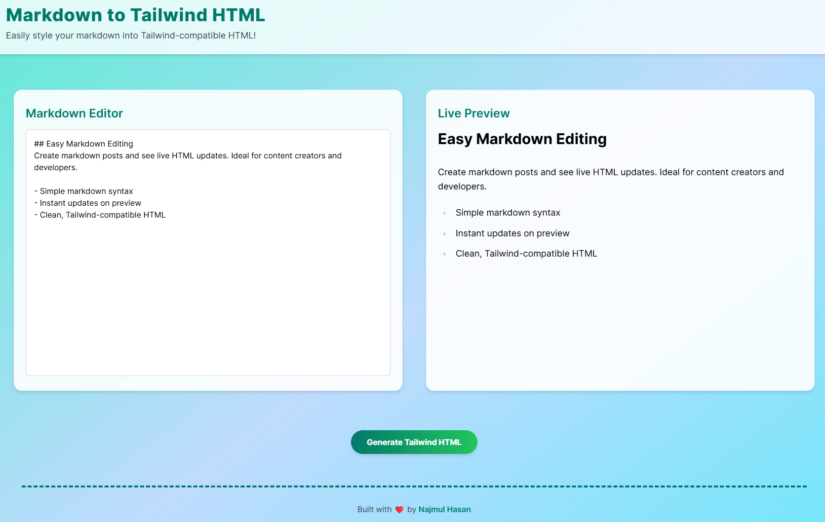 Отметка в Tailwind HTML - Легко придумать свою отметку в HTML-совместимый с носованием! медиа 4
