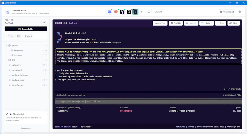 SuperTerminal screenshot 3