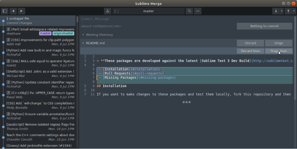 Sublime Merge Image