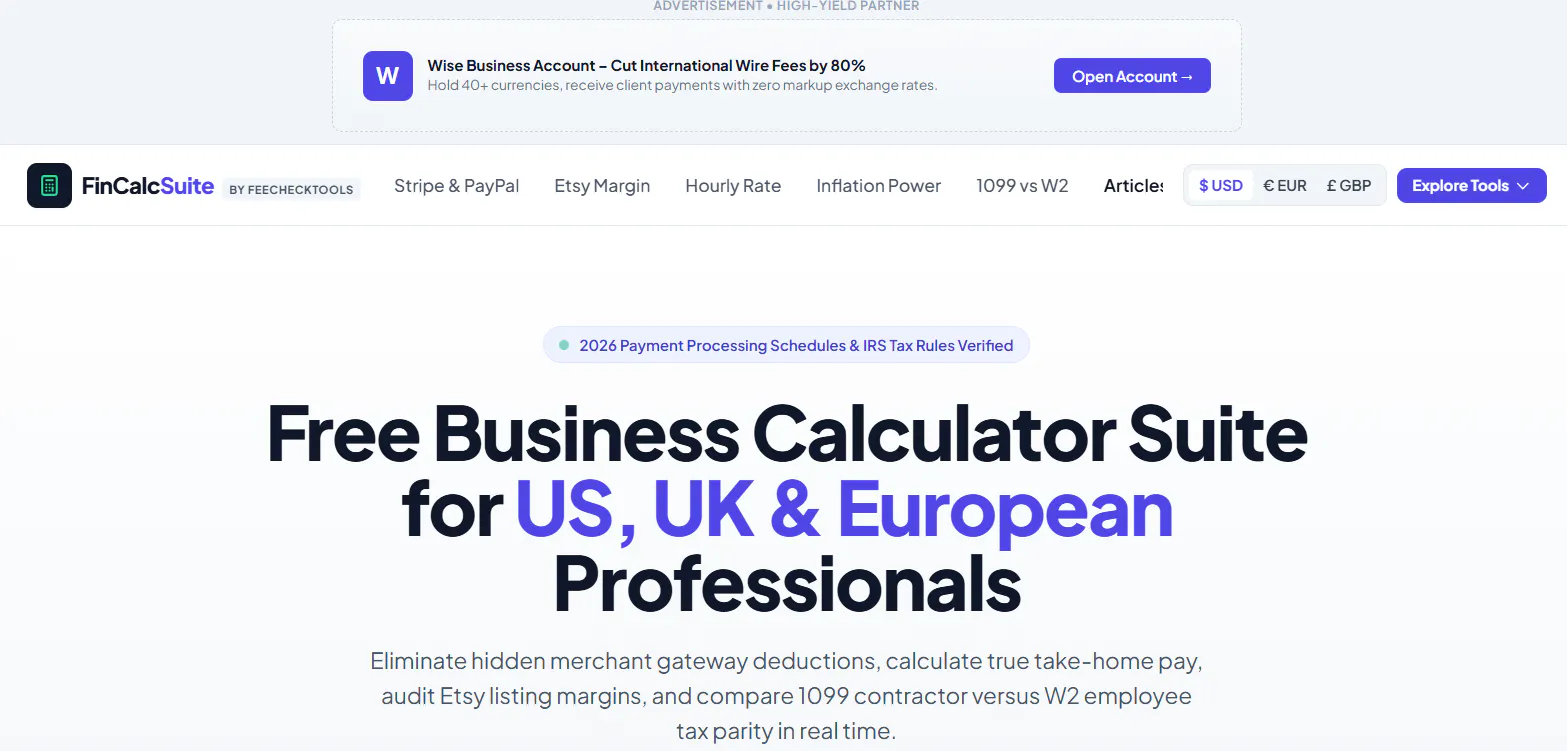 FeeCheckTools – FinCalc Suite gallery image
