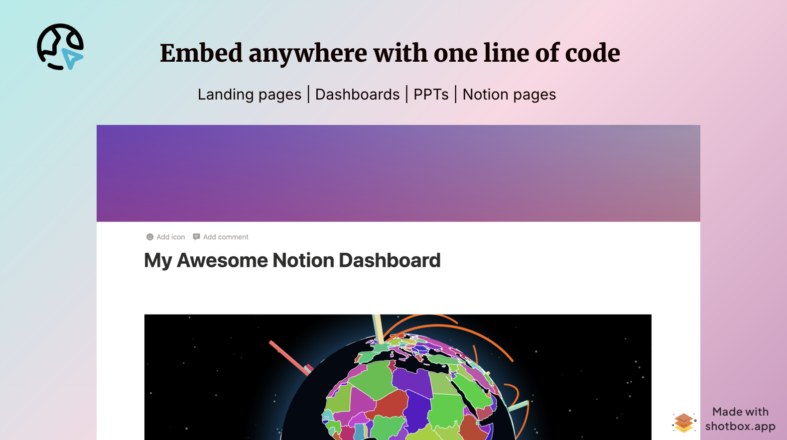 Globes.sh - Screenshot 3 showing product features and functionality