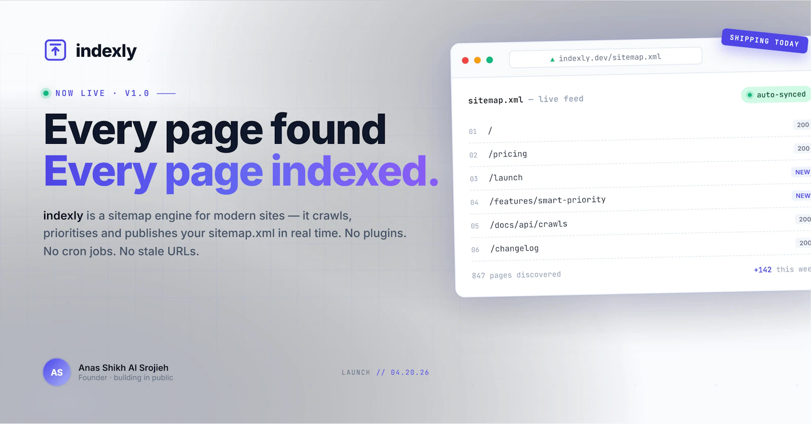Indexly screenshot 1
