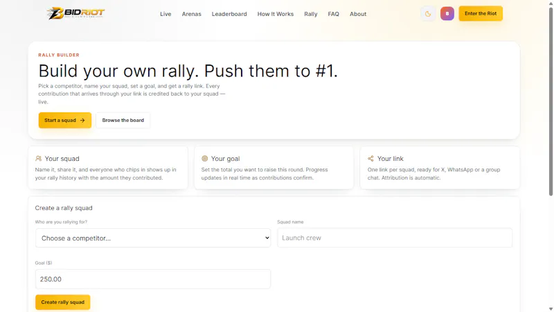Bidriot screenshot 3
