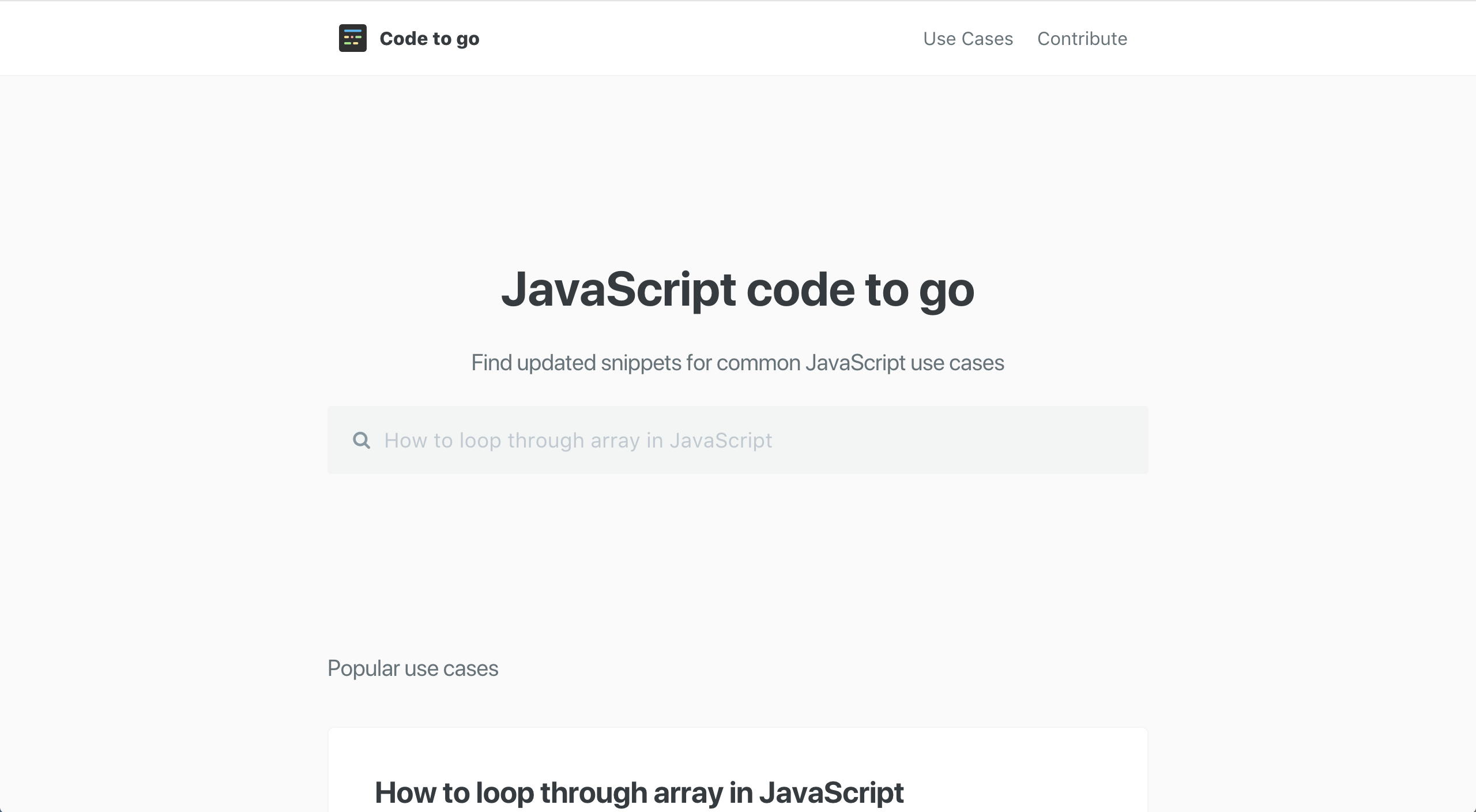 Code To Go Image