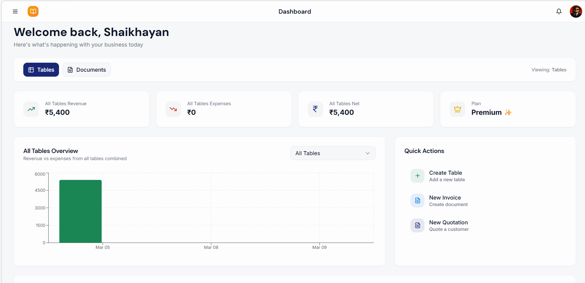 Ledgerly —Smart Ledger & Invoice Manager - Main product screenshot demonstrating key features and user interface