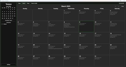 Tempus Calendar gallery image