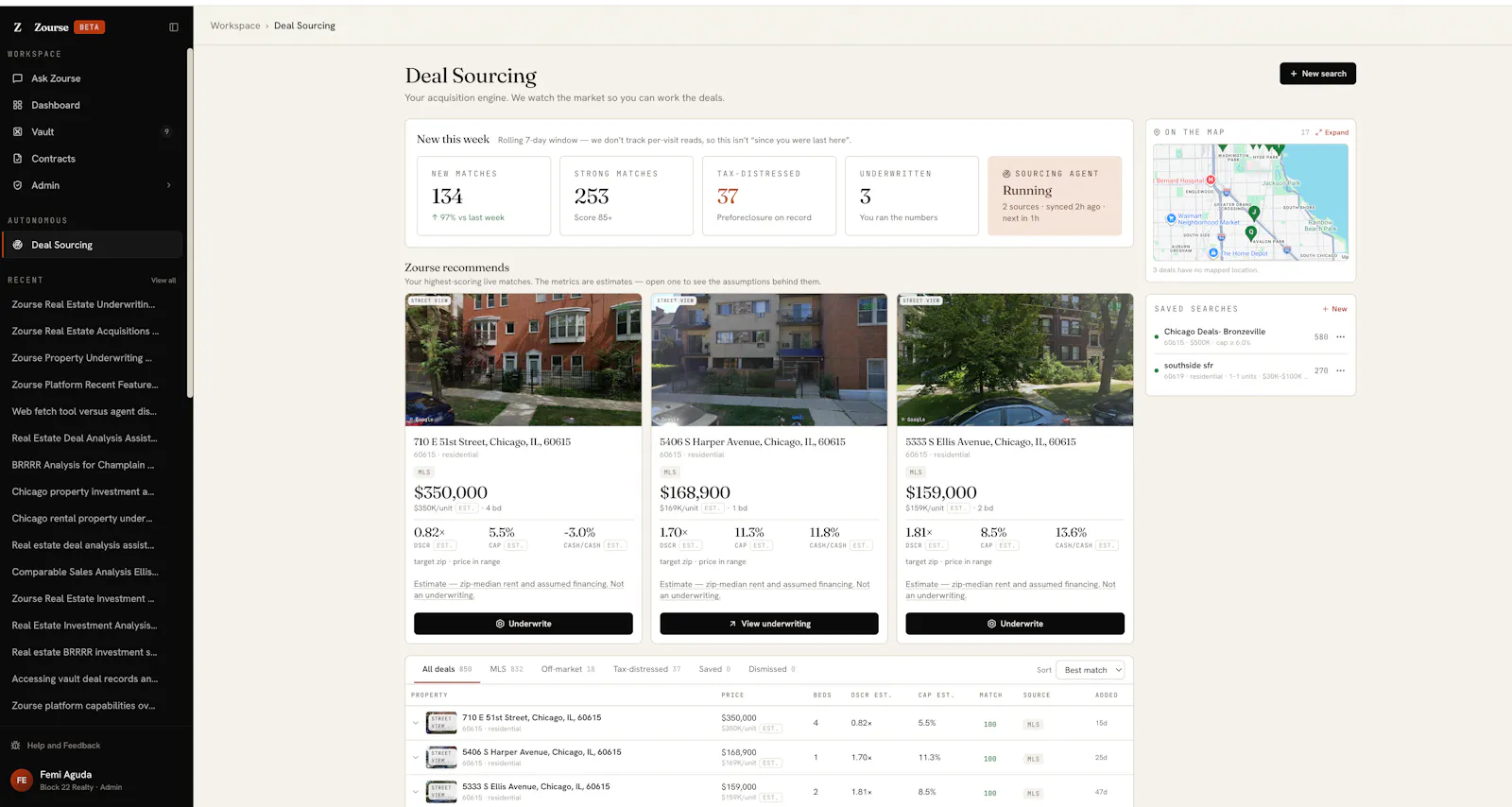 Zourse AI Deal OS for Real Estate  screenshot 2