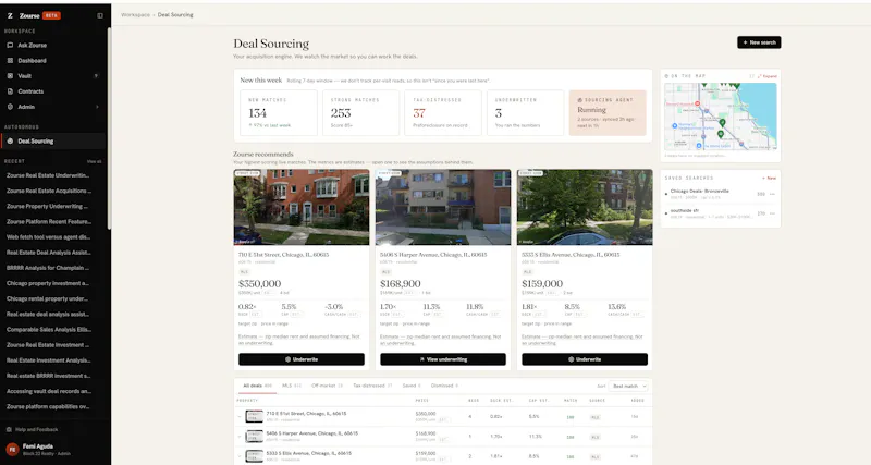 Zourse AI Deal OS for Real Estate  screenshot 2