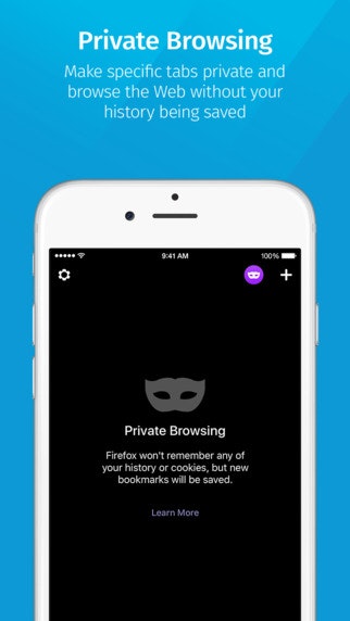 Firefox for iOS gallery image