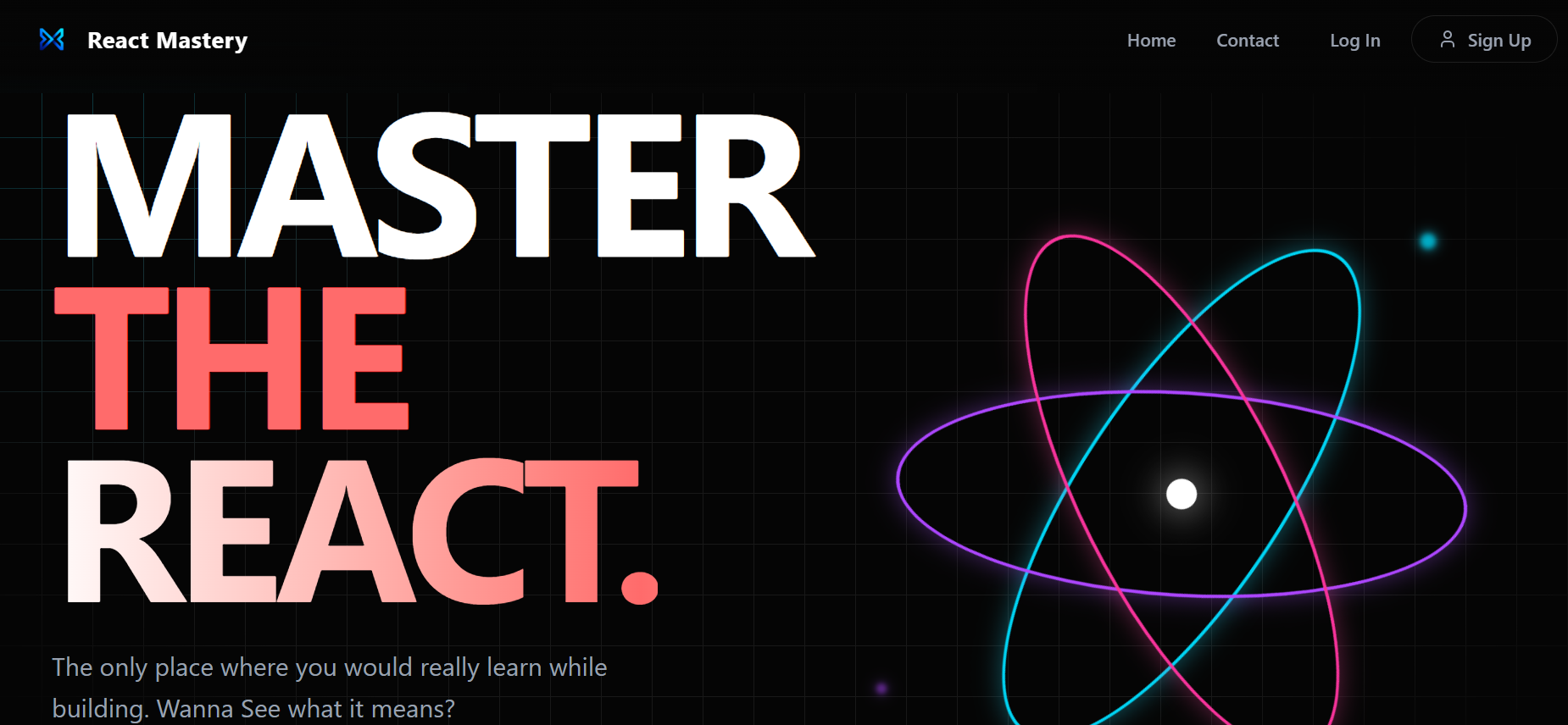 React Mastery - Main product screenshot demonstrating key features and user interface