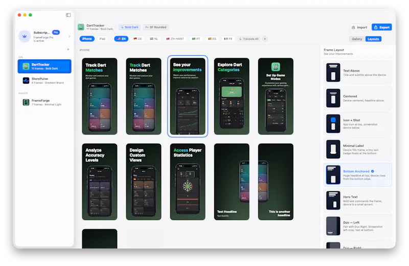 FrameForge - Screenshot Framer screenshot 1