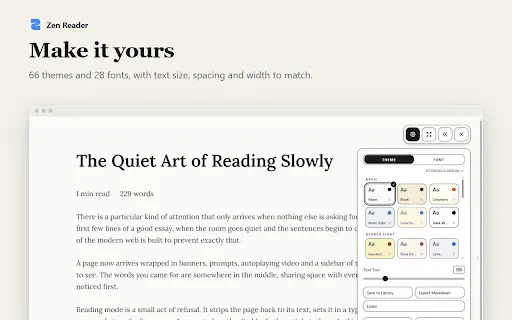 Zen Reader gallery image