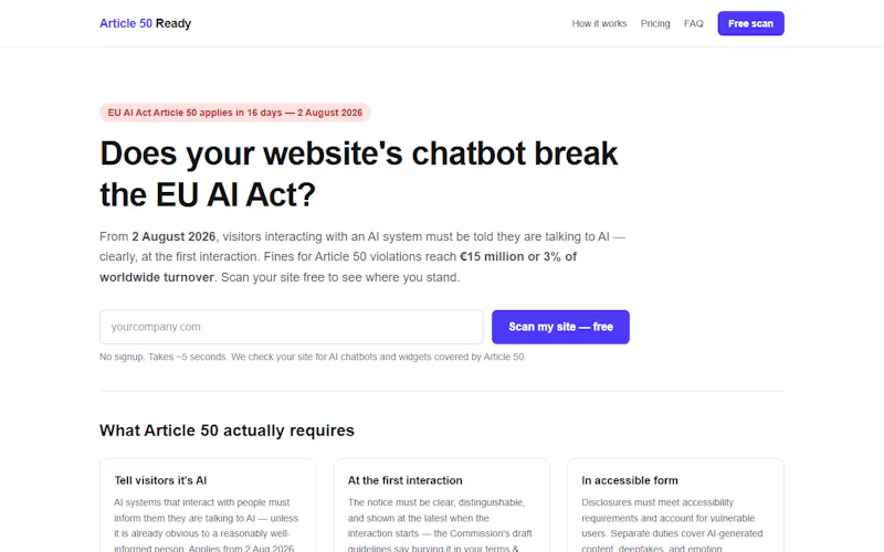 Article 50 Ready screenshot 3
