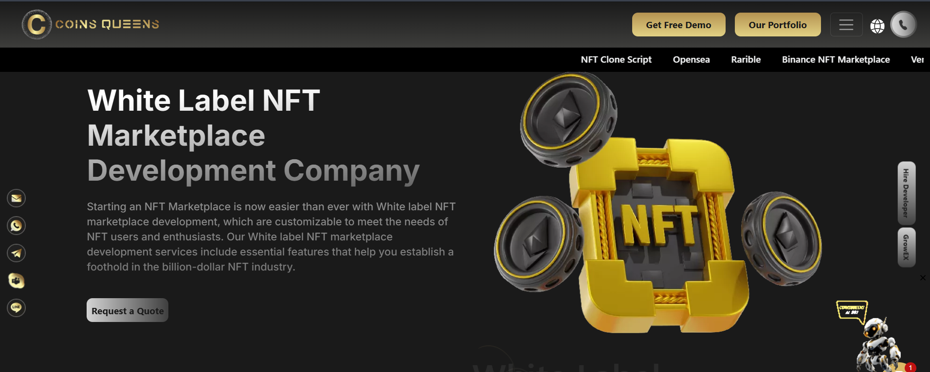 White Label NFT Marketplace Development gallery image