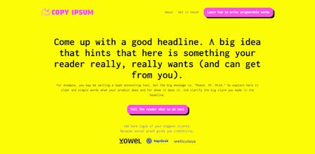 Copy Ipsum gallery image