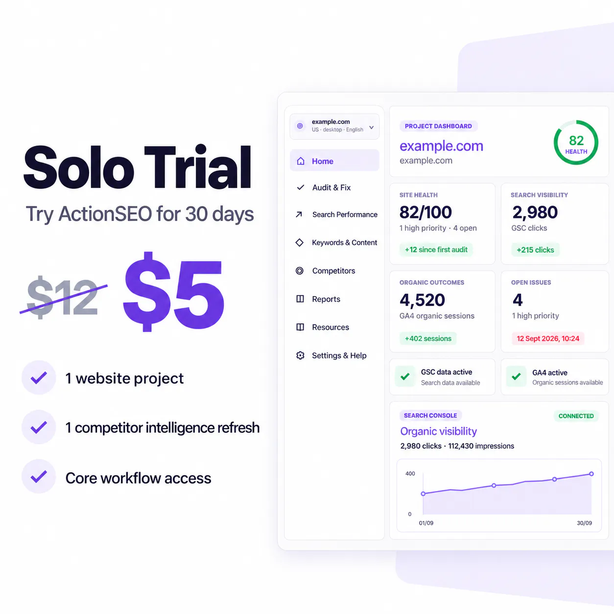 ActionSEO Audit & Report Tool gallery image