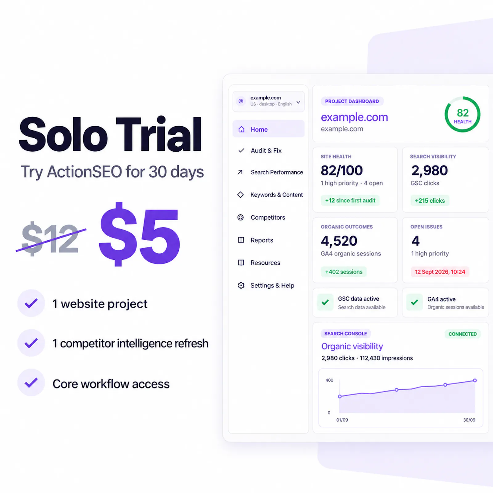 ActionSEO Audit & Report Tool screenshot 2