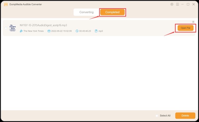 DumpMedia Audible Converter - Scarica e converti AA AA AA e AAX in mp3 media 3