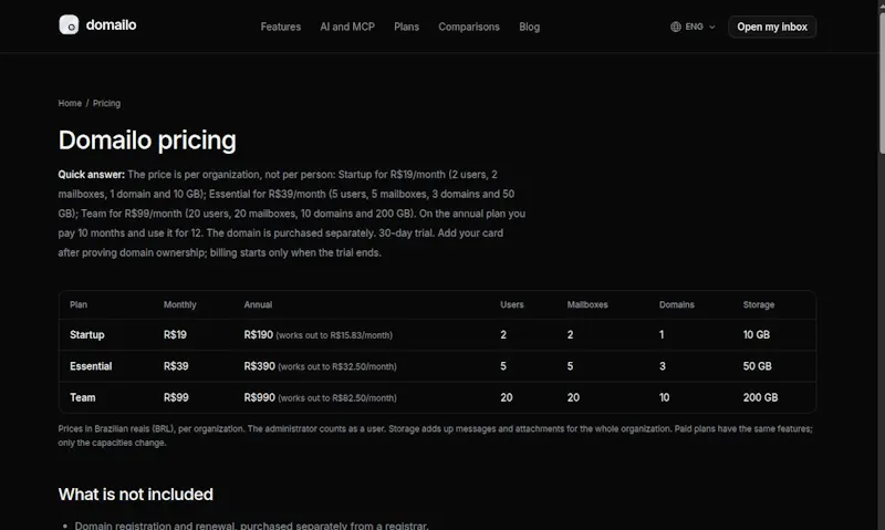 Domailo screenshot 3