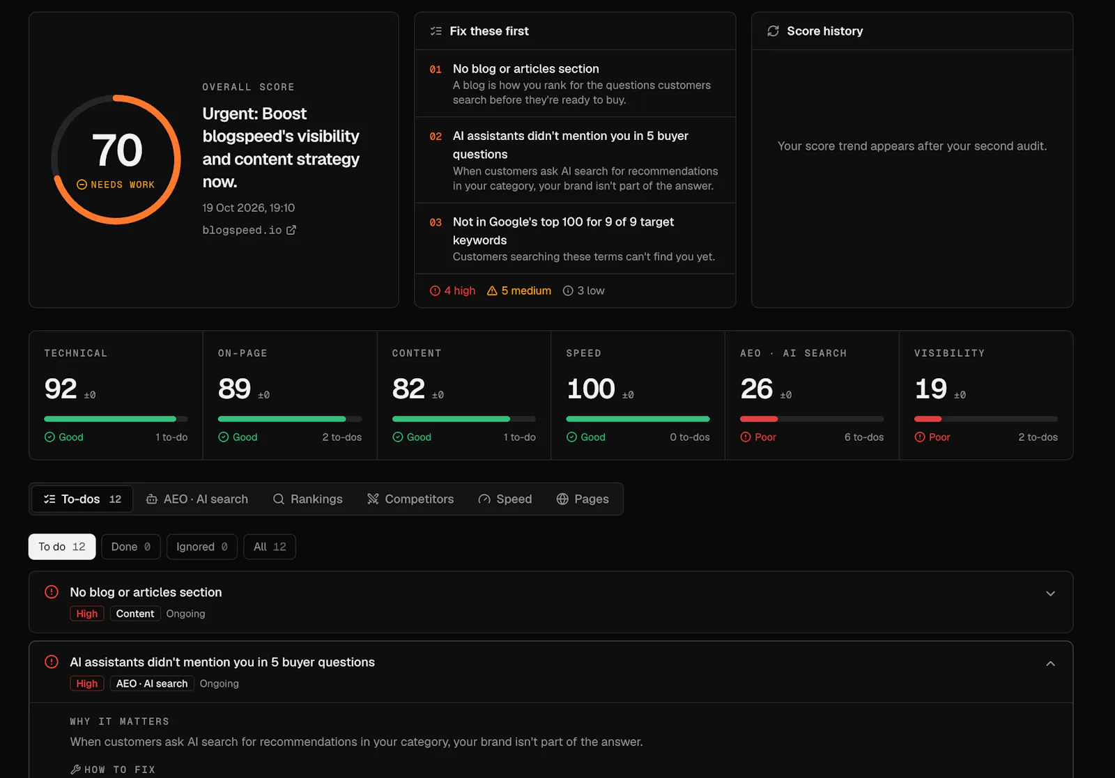 BlogSpeed screenshot 5