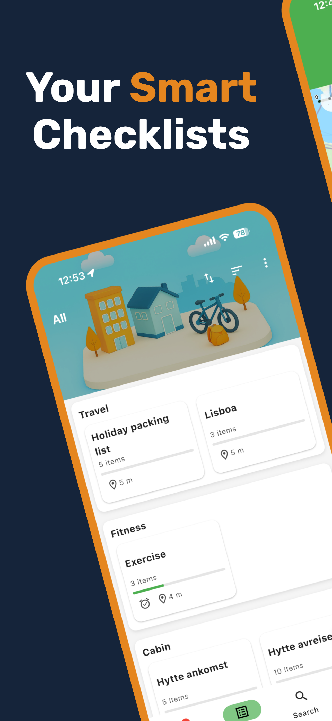 Checklist app for recurring routines - Product Hunt launch logo and brand identity