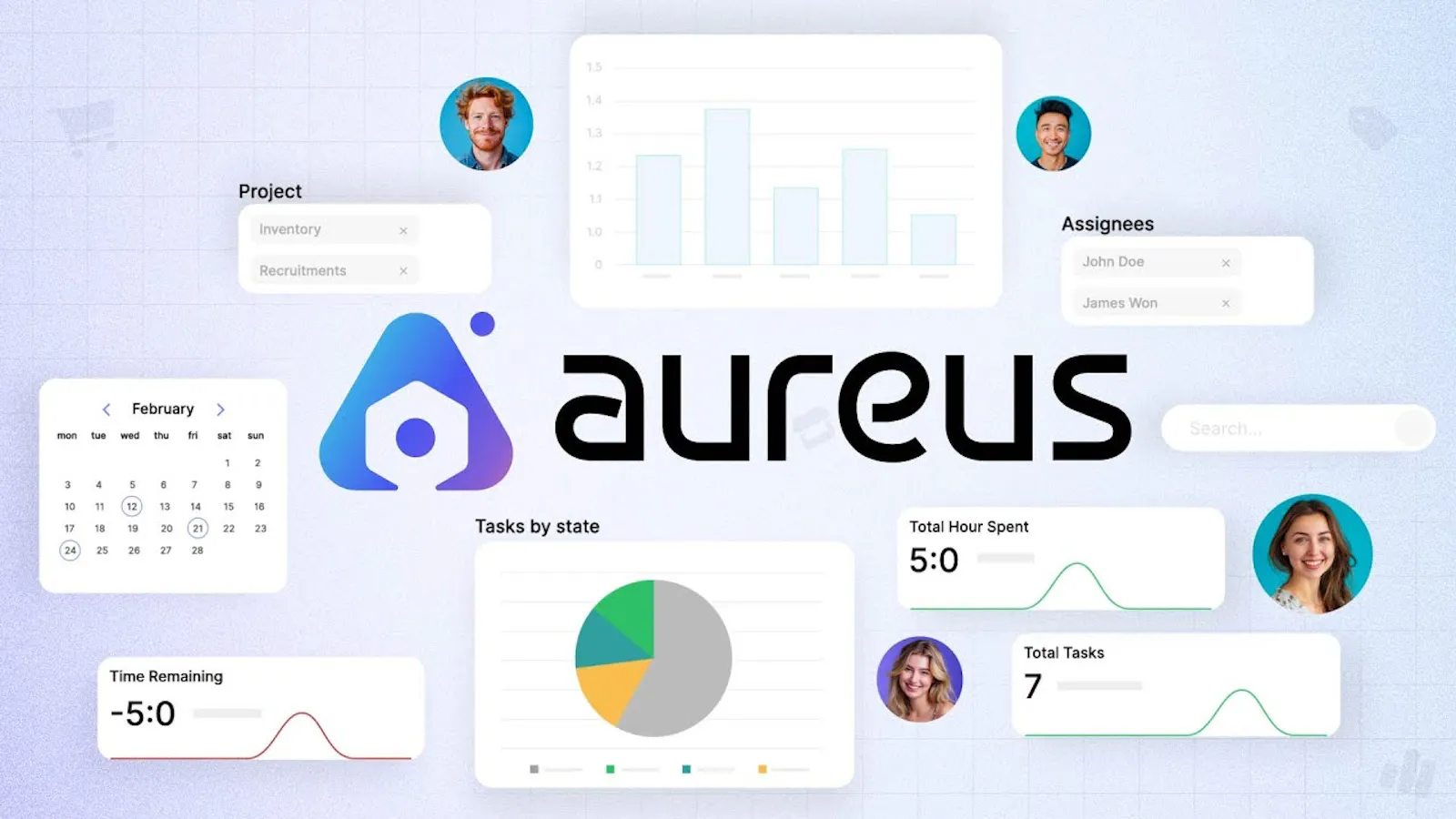 Aureus ERP screenshot 1 (video preview)