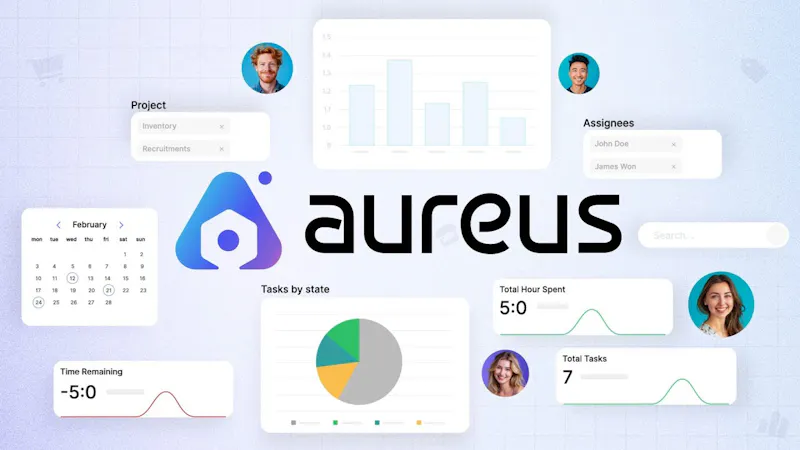 Aureus ERP screenshot 1 (video preview)