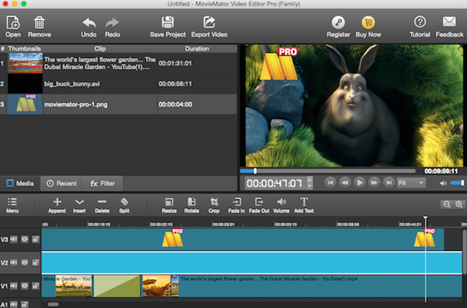 Video Editor MovieMator Pro for Mac gallery image