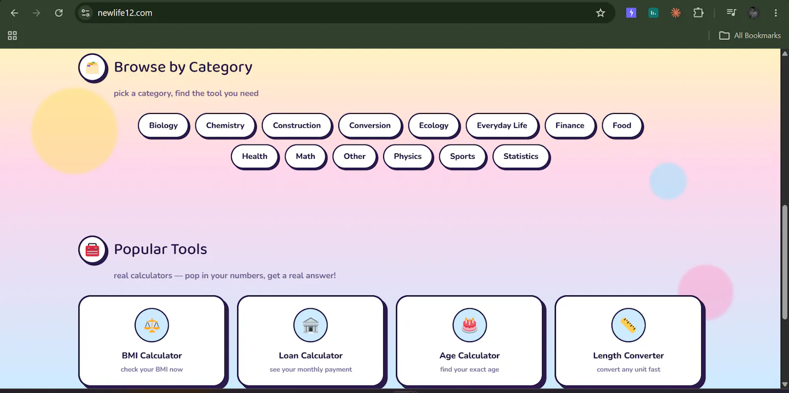 newlife12.com  screenshot 2