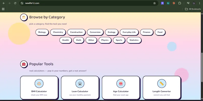newlife12.com  screenshot 2