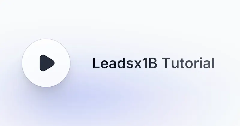 Leadsx1B screenshot 2