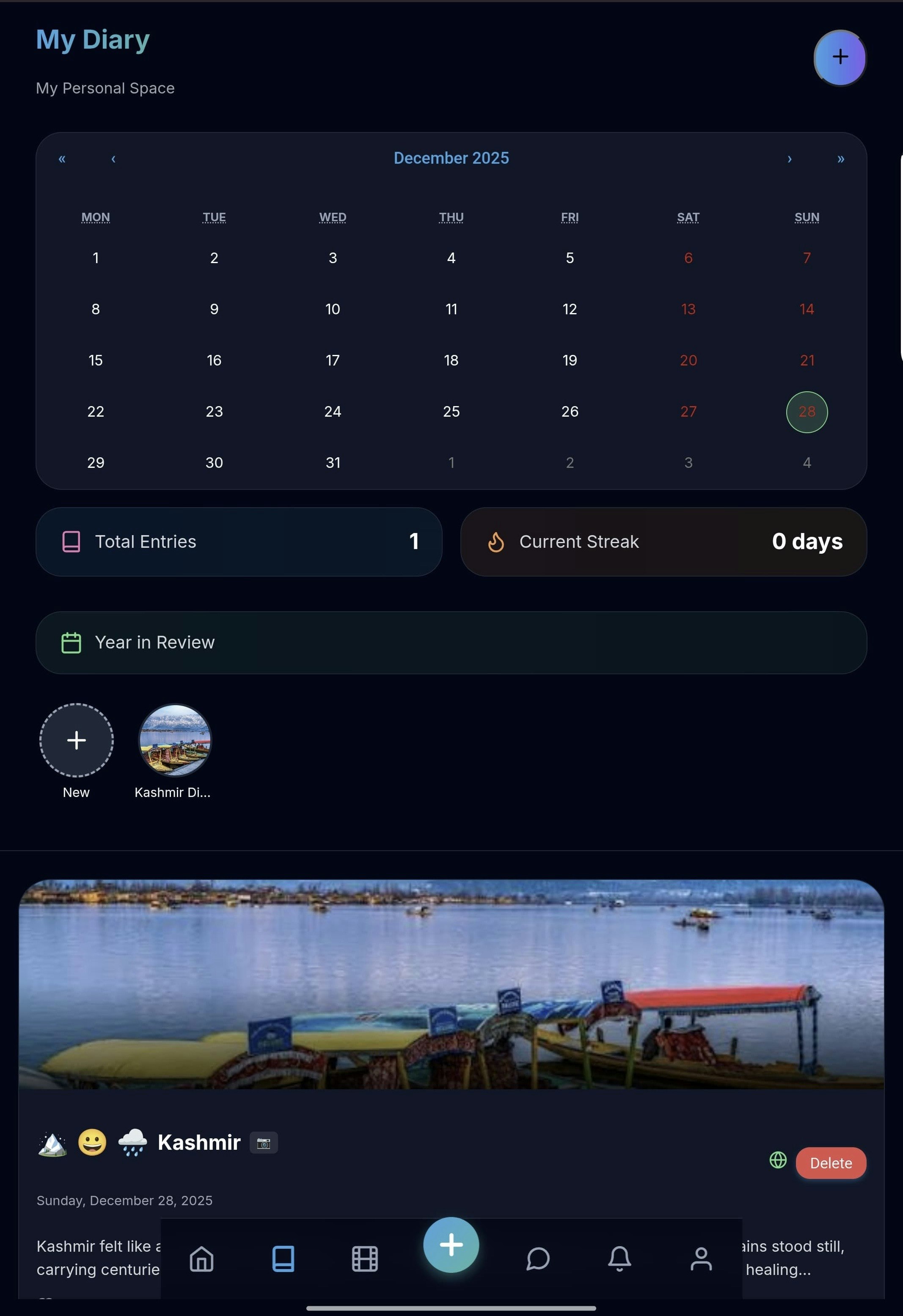 MyVerse - Main product screenshot demonstrating key features and user interface