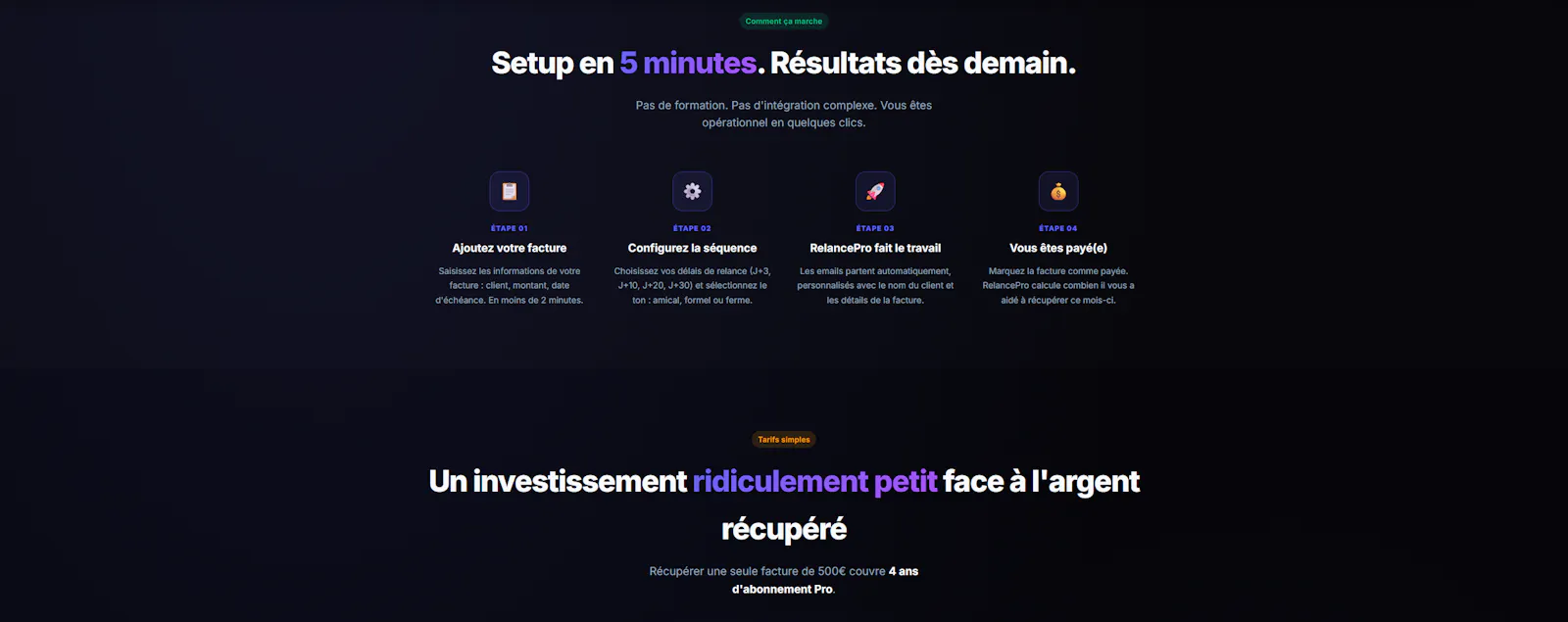 RelancePro screenshot 2
