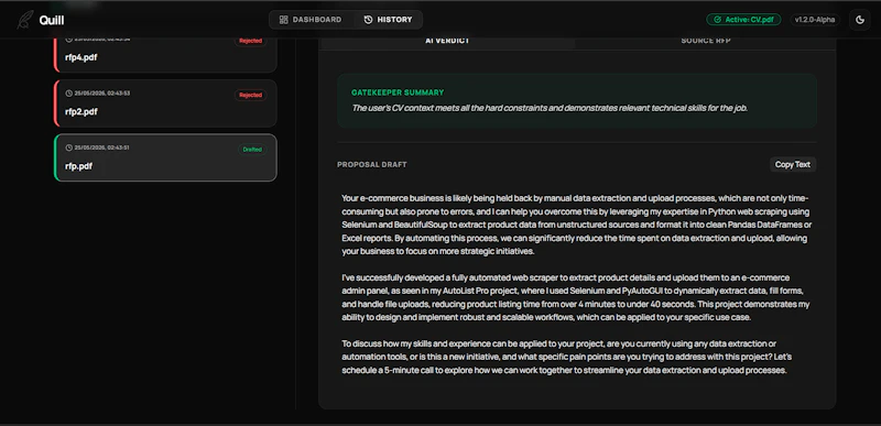 Quill screenshot 1