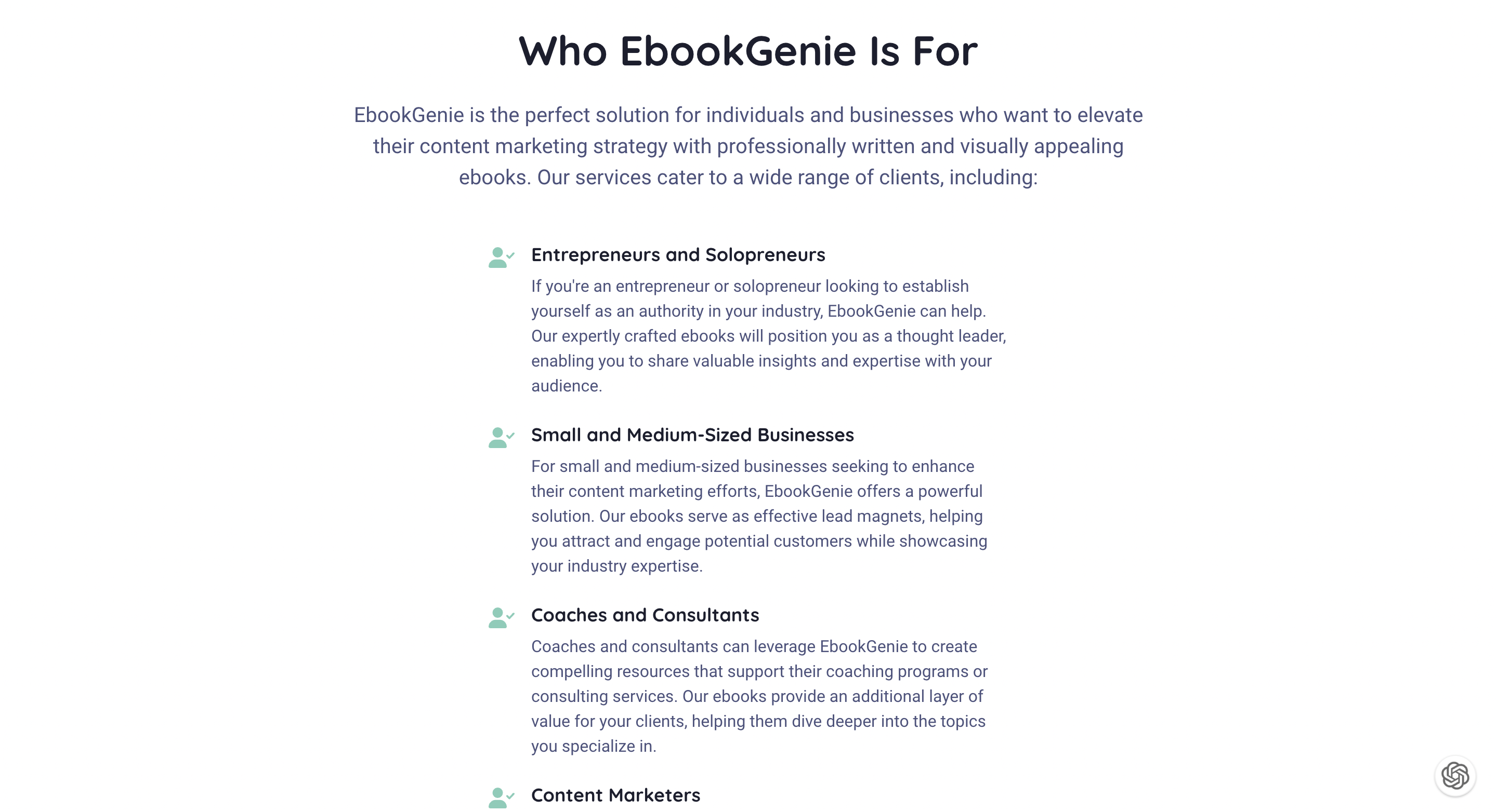Media Ebookgenie - Dapatkan e-book bertulis secara profesional mengenai topik dalam 1 minggu 3
